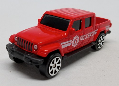 Maisto Bright Red Jeep Gladiator Eastvale Fire & Rescue Loose Diecast 1:64 2020 - Picture 2 of 6