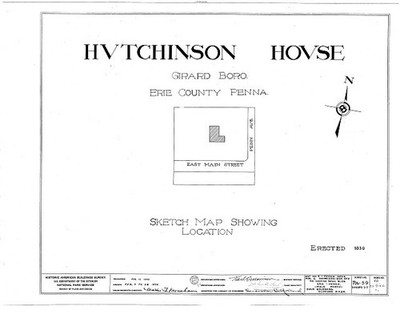 HABS PA,25-GIRA,1- (sheet 0 of 7) - Hutchinson House, 155 East Main Street,