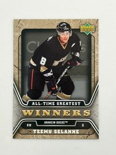 Teemu Selanne 2006-07 Upper Deck All Time Greatest Winner Insert #ATG1 NM-MT HOF