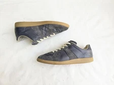 Maison Margiela GAT Sneakers Blue Men 8 41 Leather Suede Low Top Gum
