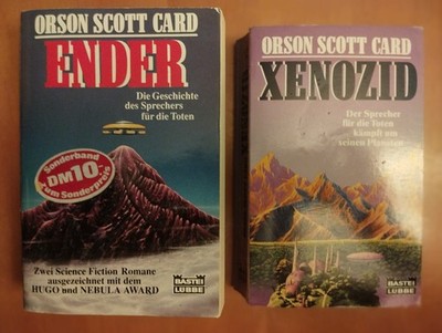 3*Orson Scott Card: Ender 1-3 (Das grosse Spiel, Sprecher für die Toten,Xenozid)