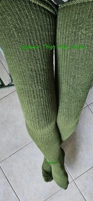 Extra Long Thigh High Boot Slouch Socks Solid Stripe Knit Cable Plus Over Knee
