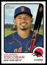 2022 Topps Heritage Eduardo Escobar New York Mets #254
