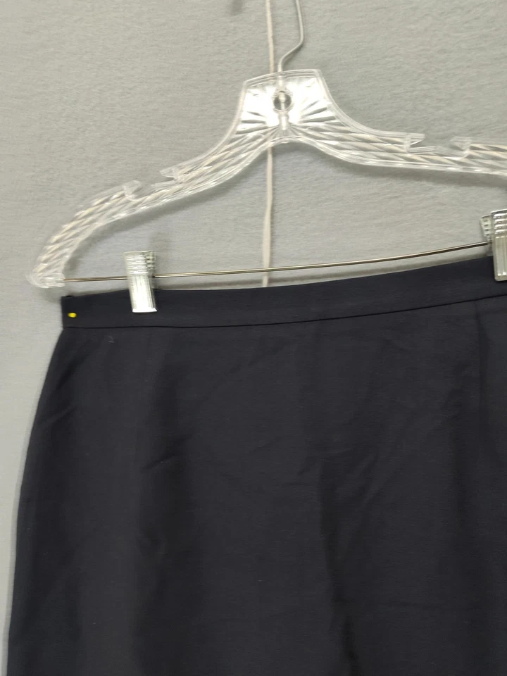 Saia Randolph Duke Feminina 14 Azul Clássica Ajuste Lápis Reto Roupa de Trabalho Carreira - Imagem 2 de 4