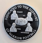 Silver 1 oz Na Koa Warrior 1987-2012 Football Club University of Hawaii — photo 2