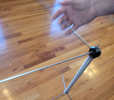 Vintage Phillips Dryette Collapsible Portable Clothes Dryer 6 Arm Metal w/box