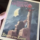 Marvel Graphic Novel Amazing Spider-Man Spirits of the Earth (HC) 1990 ~ Vess