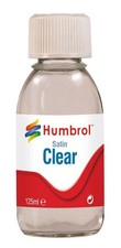 Humbrol AC7435 Satin Varnish 125ml Clear Coat Topcoat Paint Sealer Model Airfix