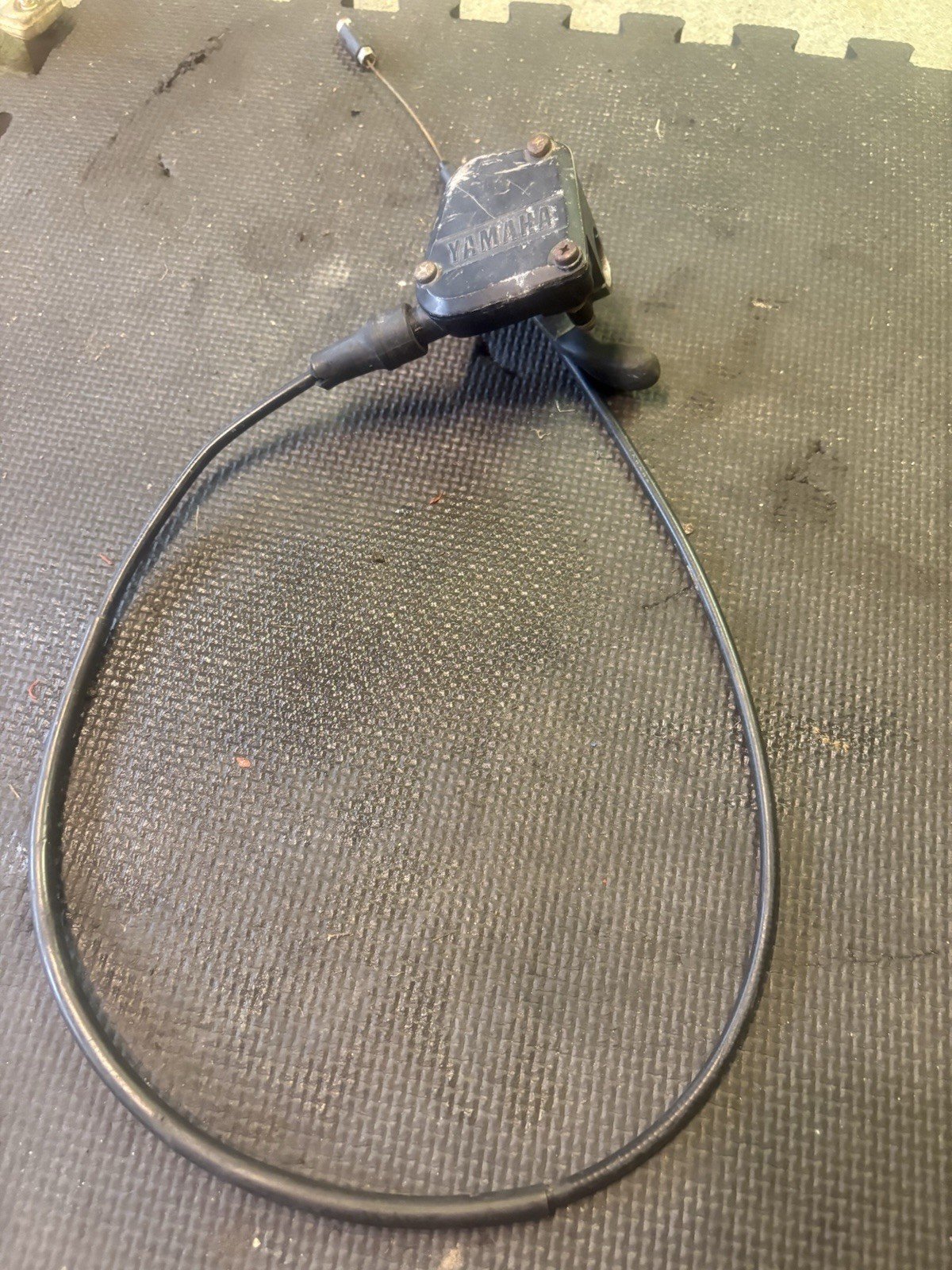 1987 Yamaha Moto 4 350 Throttle Assembly With Cable Yfm 350