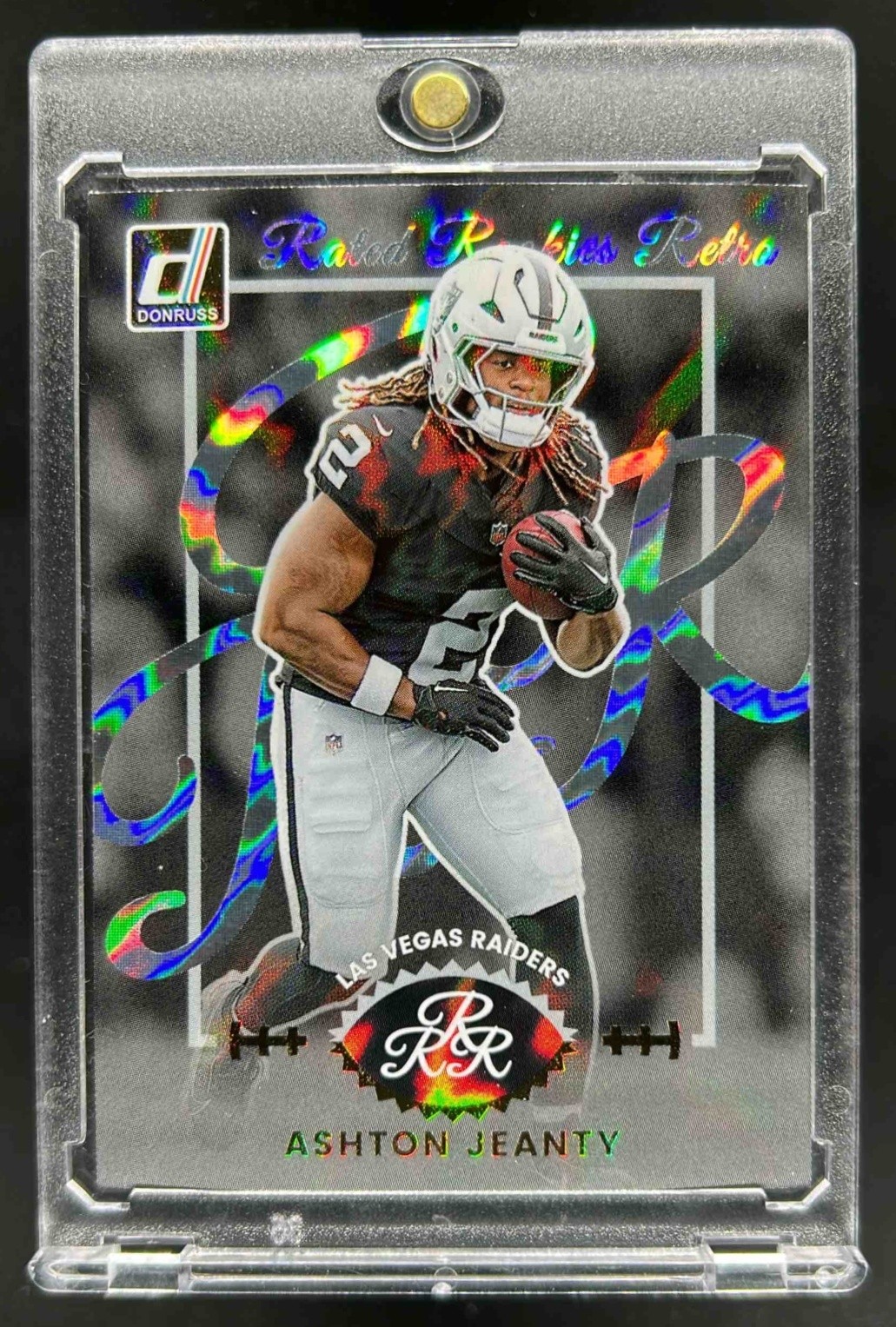 2025 Donruss Ashton Jeanty Rated Rookie Retro RC #10 Raiders