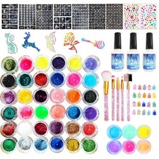 Glitter Tattoo Kit, All-in-Glitter Tattoos for  Adults with 295 Stencils, 42...
