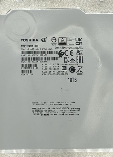 Nexsan Imation E-Series E18 18TB 7.2K SAS Hard Drive SK-D18S-18T-N - Picture 5 of 6