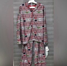 Star Wars Holiday 2 piece Pajama Set - Gray size S 6/7 