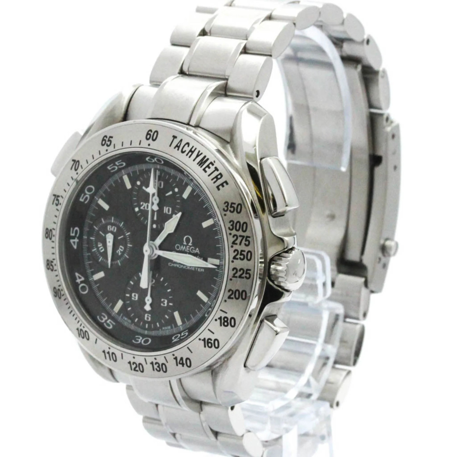 Polished OMEGA Speedmaster Split Second Steel Aut… - image 2