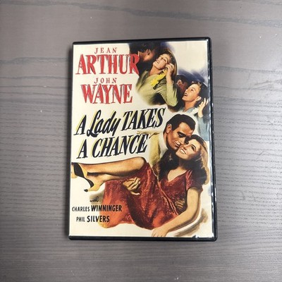 A Lady Takes A Chance (1943) (DVD, 2018, Kino Lorber) Jean Arthur - John Wayne
