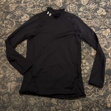 Under Armour Cold Gear Compression Long Sleeve Base Layer Shirt Mens Small S EUC