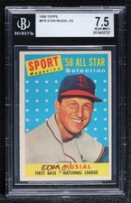 1958 Topps Sport Magazine '58 All Star Selection Stan Musial BGS 7.5 HOF 0q3