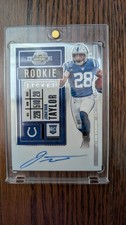 Panini 2020 Contenders Optic Jonathan Taylor Rookie Card. rookie card picture