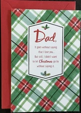 Merry Christmas Dad Card Hallmark Greeting Card