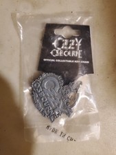 Ozzy Osbourne Crest Logo Die-Cast Keychain New