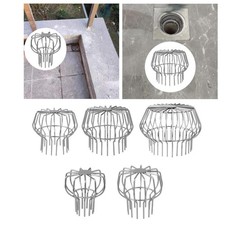 Gutter Leaf Guard Outdoor Filter Strainer Rust Resistant Drainage Downspout