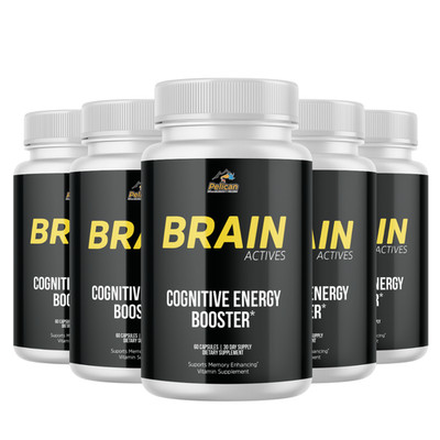 Brain Actives- Nerve Health Support- 5 Bottles- 300 Capsules