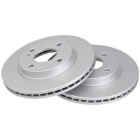 2 Bremsscheiben BelüFtet Ø 258 Mm 23 Mm A.B.S. FüR U.A. Ford Fiesta