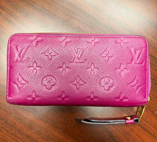 Louis Vuitton Womens Pink Monogram Zip-Around...
