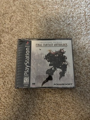 Final Fantasy Anthology (Sony PlayStation 1, 1999) Black Label Complete Set