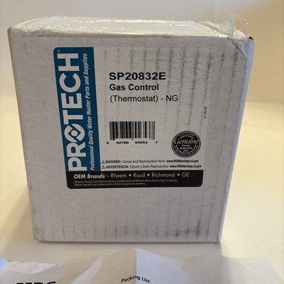 Protech SP20832E Gas Control Thermostat Valve BRAND NEW