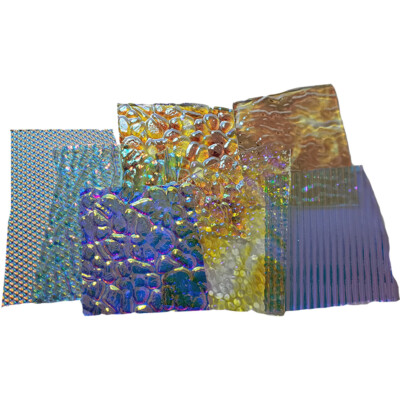 CBS Dichroic Glass Jewelry Pack Clear 1lb.Bag 96 COE