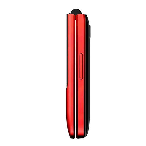 AIWA Telefono Cellulare Per Anziani Tasti Grandi SOS Telefono Anziani Flip Rosso - Foto 5 di 9