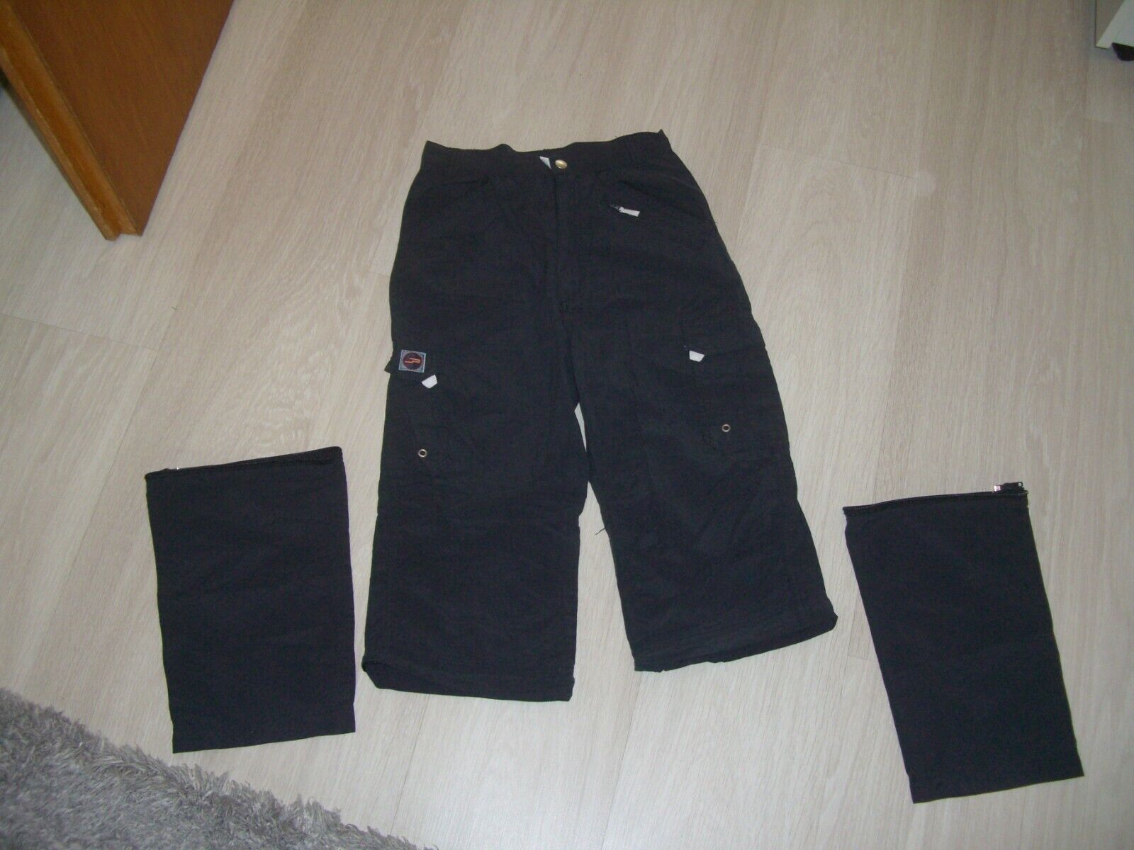 Summer pants size 140 blue convertible very Regular Sales discount into good condition