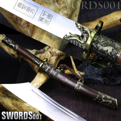 25 inch Rosewood Broadsword Chinese DAO high carbon steel Kangxi Emperor Sword 