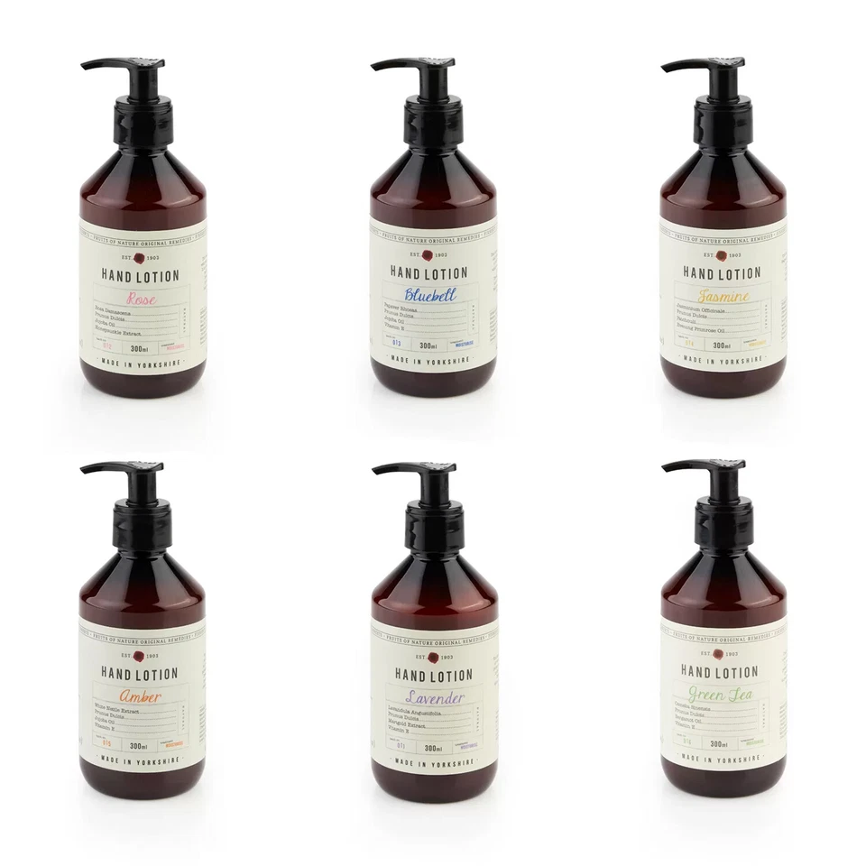 Fikkerts Hand Lotion Moisturise Soft Fruits of Nature - Made in England - 300ml
