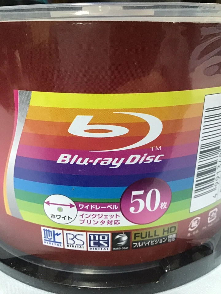 DDU Verbatim Blu-ray Disc 25GB 2X BD-RE Rewritable 50 Discs from Japan - Image 2 of 3