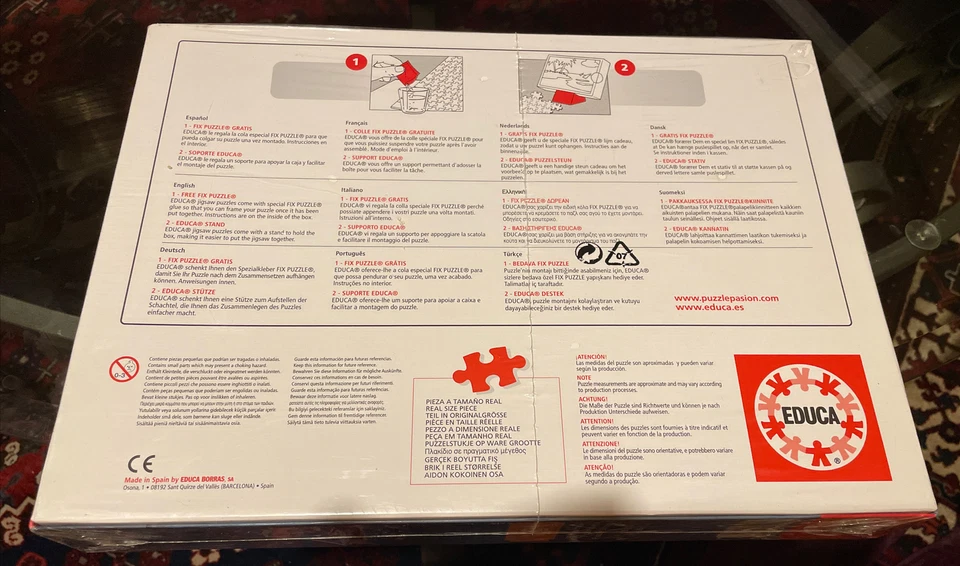 Marine Dreams Educa #12476 Shaped Puzzle 1000 pieces NIB Made In Spain - Image 2 of 2