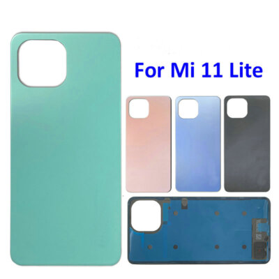 For Xiaomi Mi 11 Lite 5G Original Battery Cover Housing Glass Back Rear Door