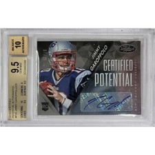 2014 Panini Certified Jimmy Garoppolo #D /25 RC BGS 9.5 GEM w/10 Auto POP 3 💥
