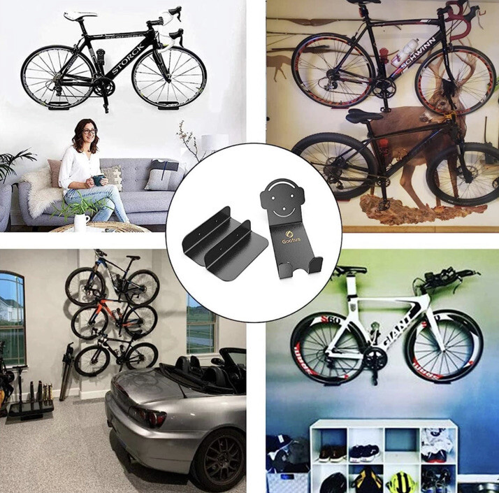 Gootus Bike Rack Hanger Wall Mount Heavy Duty Bicycle Racks Horizontal