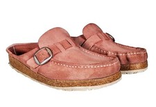 Birkenstock BUCKLEY Suede Clog Pink Clay US Ladies' 9 / Men's 7 EU 40 Narrow