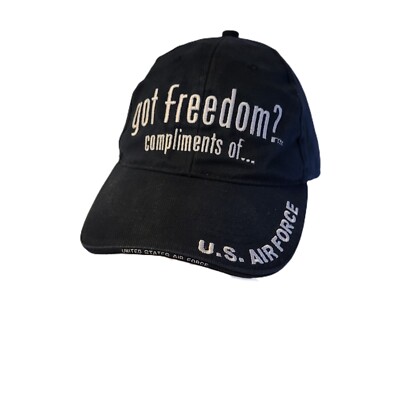 Got Freedom? Compliments Of U.S. Air Force Embroidered Adjustable Baseball Cap