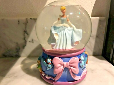 Disney シンデレラスノーグローブ VINTAGE DISNEY CINDERELLA SNOW GLOBE | eBay