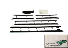 1967 Camaro Firebird Coupe 8pc Oe Style Window Fuzzie Felt Sweep Weatherstrip 67