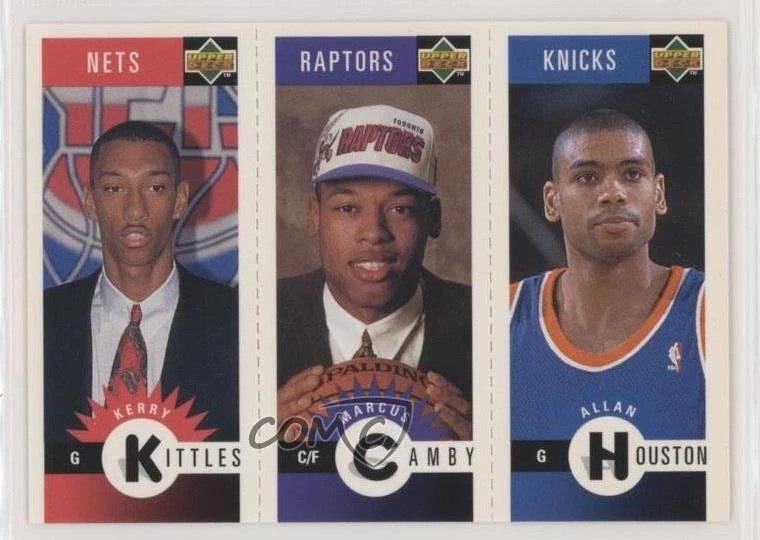 1996-97 Collector's Choice Kerry Kittles Marcus Camby Allan Houston Rookie RC