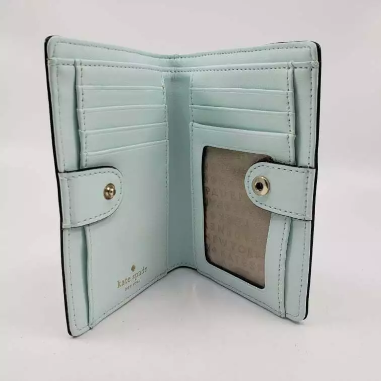 Kate Spade Wellesley Cara Wallet Small Zip Around Wallet Green