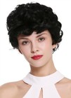 WIG ME UP Damenperücke – 20er Jahre Stil, Kurz Gewellt, Dunkelbraun Mahagoni, Kopfumfang Bis 60 Cm