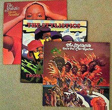 Stylistics. 3 Avco LPS: Mountain, Together, Beautiful.+ A 35mm Colour slide