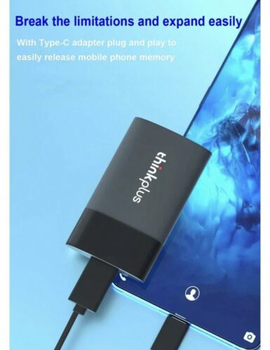 Lenovo thinkplus US202 Portable SSD 1TB Solid State Drive USB3.1 Type C External - Picture 3 of 7