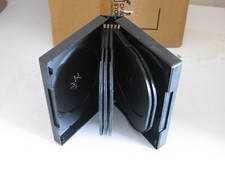 5 x Standard DVD 12 Disc 39mm New Replacement Premium Movie Storage Cases